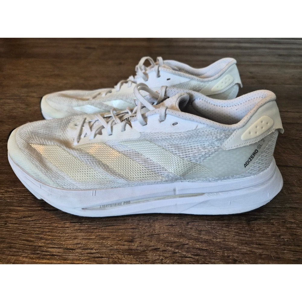 Adidas Adizero SL 2 Women's Running Shoes White Metallic IF6768 Size 11